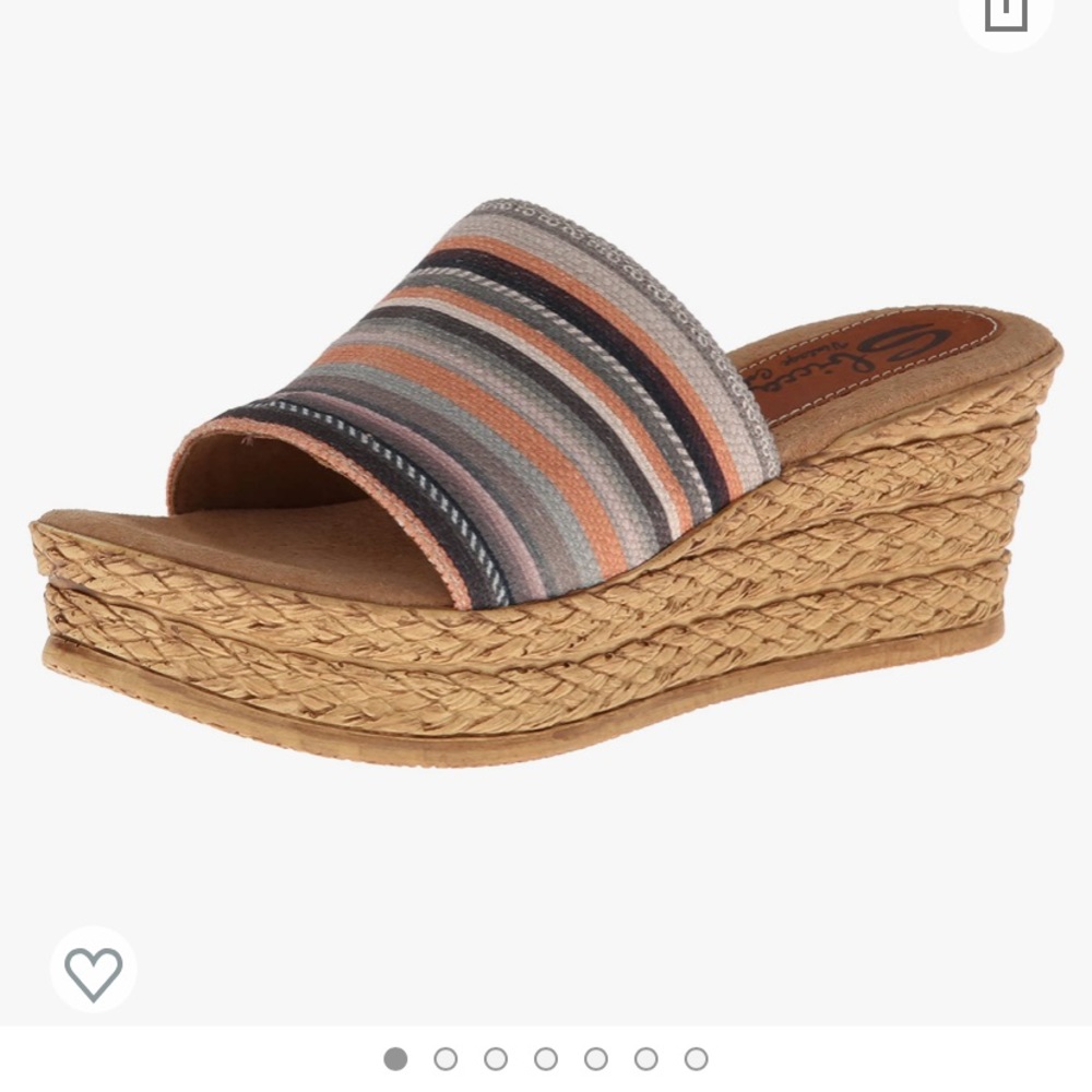 Sbicca Platform Wedge Sandals- Size 8